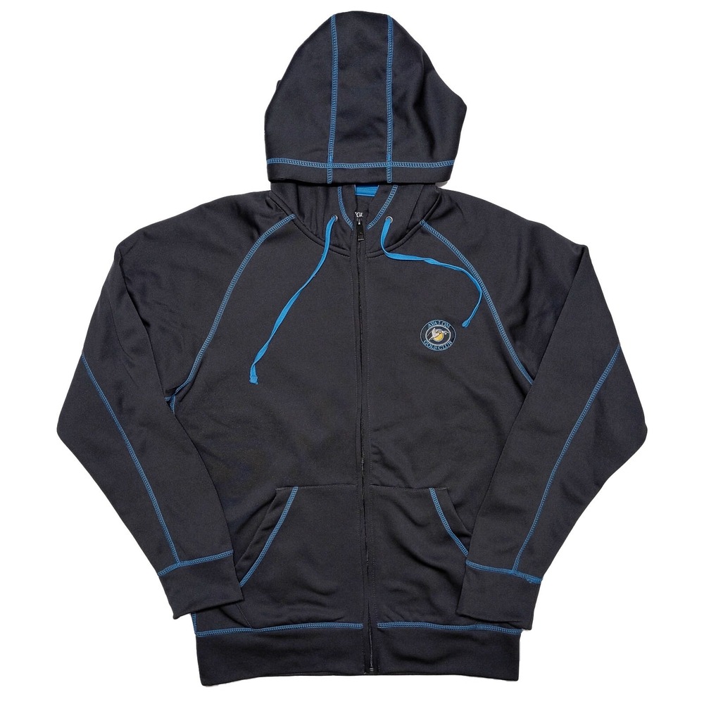 ANTIGUA Full Zip Hoodie Jacket Avalon Golf Club Gray Blue‎ Medium M